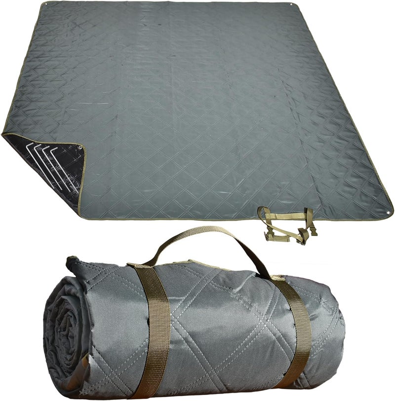 ALLBFENG Waterproof Picnic Blanket 80 * 60 in Portable with Carry Strap for Beach Mat or Family Outdoor Camping Party, Park Blanket for Grass Park, Hiking, Travel - Image 1